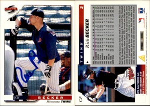 Rich Becker Signed 1996 Score #2 Card *Autograph Den* Auto