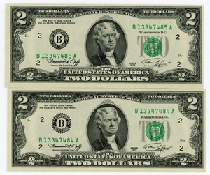 Usa-Federal Reserve notes ... P-461 ...2 Dollars ... 1976 ... Choice *UNC*😉 - Picture 1 of 2