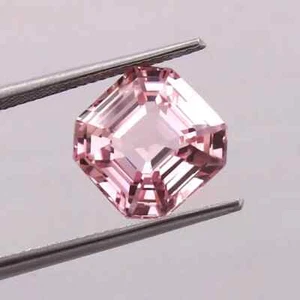 2.00 Ct Pink Ascher Cut VVS1 Diamond Premium Quality Loose Gemstone 1+Free Gift - Picture 1 of 7