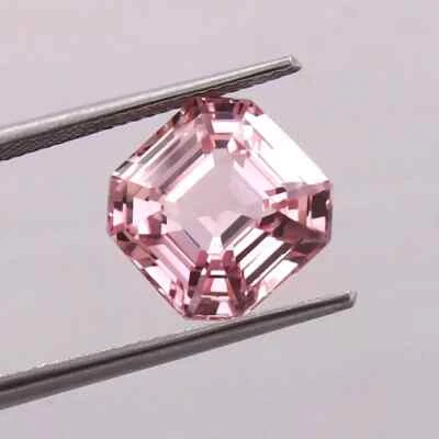 2.00 Ct Pink Ascher Cut VVS1 Diamond Premium Quality Loose Gemstone 1+Free Gift - Image 1 of 4