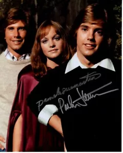 PARKER STEVENSON y PAMELA SUE MARTIN Firmado 8x10 con Foto SHAUN CASSIDY - Imagen 1 de 1