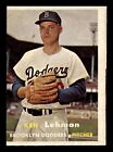 Ken Lehman 1957 Topps #366 Brooklyn Dodgers GD