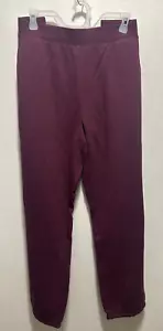 Women's Athletic Works Fleece Cinched Leg Relaxed Sweat Pants Purple 2XL XXL 20 - Picture 1 of 1
