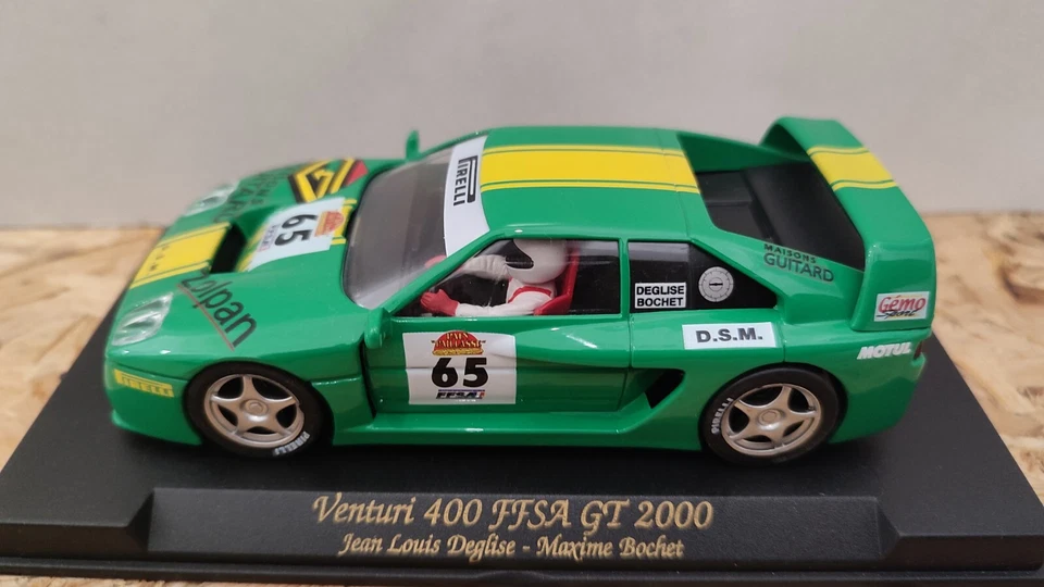 Slot Car FLY Venturi 400 FFSA GT 2000 scala 1/32 - Immagine 1 di 4