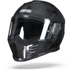 Simpson Venom Carbon Full Face Helmet - New! Fast Shipping!