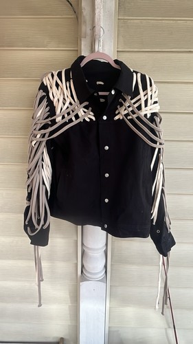 GIACCA RICK OWENS MEGA PIZZO TECAUTL NERA TAGLIA M