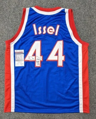 KENTUCKY COLONELS DAN ISSEL AUTOGRAPHED SIGNED INSCRIBED JERSEY JSA COA - Image 1 of 3