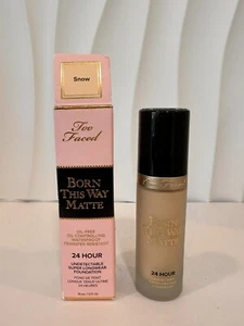 Too faced born this way matte 24 hour undetectable longwear foundation ,snow,1oz - Picture 1 of 3