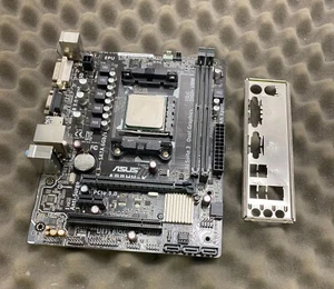 Asus A68HM-K REV. 1.00 FM2 AMD Motherboard complete with CPU and I/O Back Plate - Picture 1 of 5