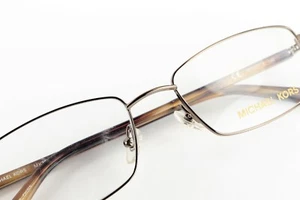 MICHAEL KORS MK336M 038 in Gunmetal Brown Horn 53-17-140 Eyeglass Frames M23 - Picture 1 of 12
