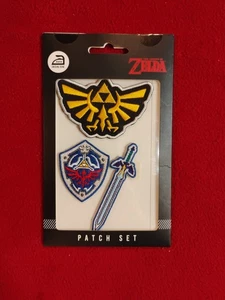The Legend of Zelda Iron-On Embroidered Patch Set of 3 - NEW - Picture 1 of 2