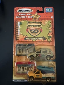 Matchbox Across America 2-Pack & Guide w/ Mercedes Benz ML 430 &  Ford F-Series  - Picture 1 of 8