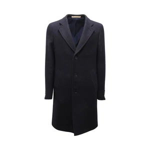 L9635 CAPPOTTO UOMO CAESAR MAN WOOL BLEND COAT BLUE - Bild 1 von 4