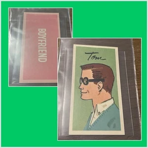 1961 Mattel The Barbie Game Queen Of The Prom Board Game Tom Boyfriend Card RARE - Picture 1 of 3