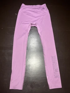 Gymshark rosa Trainingsleggings hoher Bund Damen Medium 7/8 Länge **lesen** - Bild 1 von 9