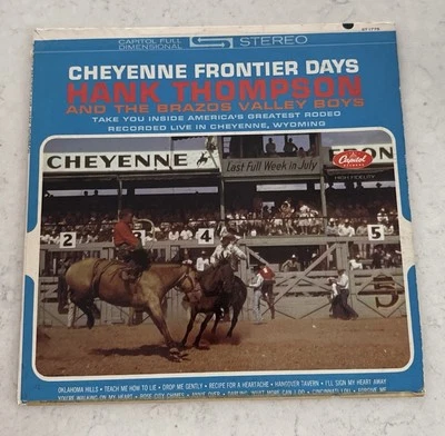 HANK THOMPSON: cheyenne frontier days CAPITOL 12" LP 33 RPM - Image 1 of 4