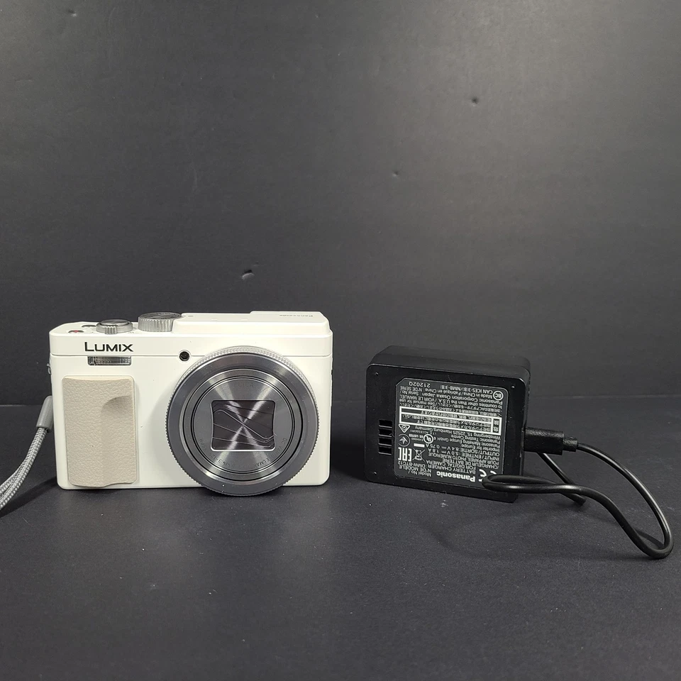 Новый Panasonic Lumix DC-TZ95D Lumix компактный цифровой камеры белый + 128GB + чехол - Изображение 1 из 4