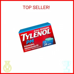 Tylenol PM Extra Strength Nighttime Pain Reliever & Sleep Aid Caplets, 500 mg Ac - Picture 1 of 2