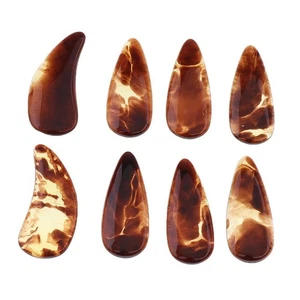 Polished / 8pcs Guzheng Finger Picks Groove - Picture 1 of 11
