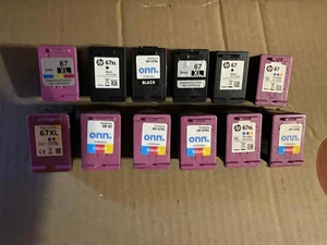 LEERE HP 67 Tintenpatrone Posten XL schwarz und dreifarbig - Bild 1 von 1