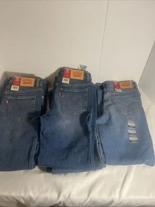 7pc Lot Of Girls Levis 726 Flare Leg Jeans Sizes 10-14 NWT - Picture 1 of 6