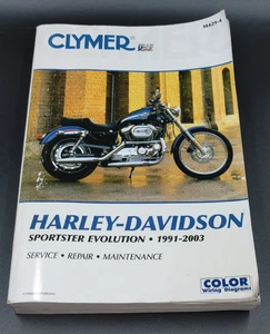 Harley-Davidson Clymer 1991-2003 Sportster Evolution Service Manual M429-4 - Picture 1 of 14