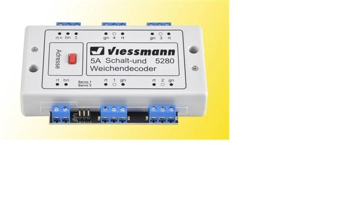 Viessmann 5280  - Multiprotokoll Schalt- und Weichendecoder  NEU und OVP - Bild 1 von 1