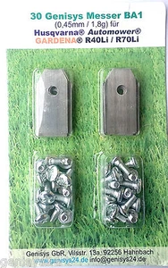 ***TOP*** 30 Klingen Messer Husqvarna® AUTOMOWER 305 308 310 315 320 330X 0,45mm - Bild 1 von 11