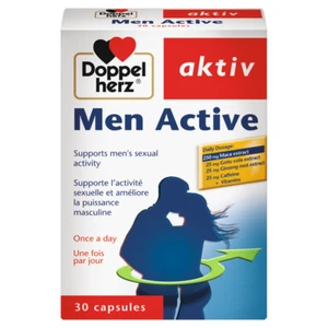 Doppelherz Aktiv Herren Magnesium Sport Krämpfe Energie Vitamine Mineralien 20 Beutel - Bild 1 von 3