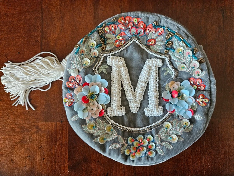 Anna Harlow Russo Anthropologie Bag, Hand Purse, Make Up Bag, Arts And Crafts.  - Image 1 of 4