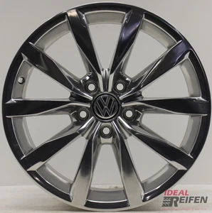1 Original VW Golf 7 VII 5G Dijon Alufelge 7x17 ET49 5G0601025BH Chrom EF3118 - Bild 1 von 4