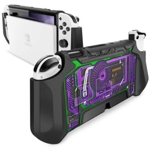 For Nintendo Switch OLED Joy-Con Controller TPU Grip Cover Mumba Dockable Case - Picture 1 of 41