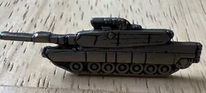 Military M1 A1 ABRAMS Tank Pinback Silver Toned - Picture 1 of 8