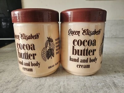 2x Queen Elizabeth Cocoa Butter | Hand- und Körpercreme 500ml - Bild 1 von 3