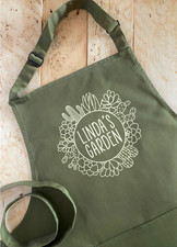 Personalised Gardening Apron - Cactus Succulent - Custom