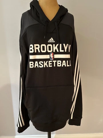 Sweatshirt Brooklyn Nets NBA Adidas Climawarmth Team Issued Adult XL NEW Cover