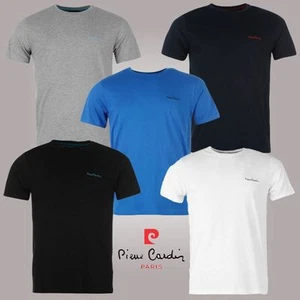 Tee Shirt broderie poitrine Homme "PIERRE CARDIN" Col Rond, Polo classique NEUF - Imagen 1 de 1