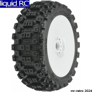 Pro-Line 906731 Badlands Mx M2 1/8 Buggy Tires Mounted White Front or Rear (2) - Picture 1 of 1