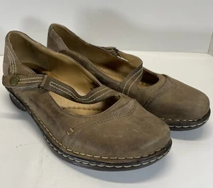 Earth Brown Damen Halbschuh Erle Haferflocken 10B Schnallenverschluss rutschfest Seude - Bild 1 von 9