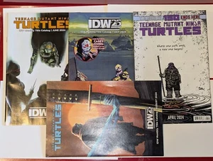 IDW Monthly Title Calalog Lot 2024 Teenage Mutant Ninja Turtles Usagi Yojimbo - Picture 1 of 2