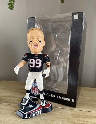 JJ WATT Houston Texans “Screaming Sack Celebration” Rookie Bobblehead #/300 NIB! Cover