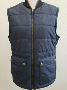 Chaleco acolchado H&M para mujer 40R gris sin mangas bolsillos a presión cierre de cremallera prendas exteriores - Imagen 1 de 12