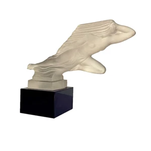 Art Deco Glass Statue - Bild 1 von 6