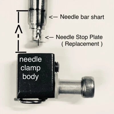 Placa de parada de aguja #411 7503-02 (bin-07) (repuesto) NUEVA 🇺🇸 Foto 1 de 2