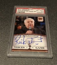 Rick Jeanneret Panini Voices Of The Game On Card Autograph SP Buffalo Sabres 🎤