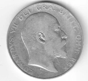 Edward VII 1903 Silver Half Crown 2s 6d British Edwardian Coin - Picture 1 of 2