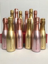 Prosecco/Sparkling Wines: 12 Minis, 6 x Rose & 6 x Gold 20cl bottles