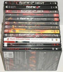 Horror DVD Lot - Friday the 13th Complete Collection (12 New & Sealed) - Picture 1 of 9