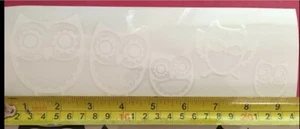 SHIP FROM USA Die Cut Owl Family Car Decal Sticker-Mom Dad and Kids - Bild 1 von 2