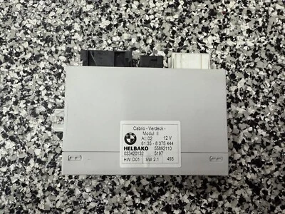 BMW E46 M3 330ci 325ci MÓDULO DE CONTROL PLEGABLE TECHO BLANDO CONVERTIBLE OEM 8375444 Foto 1 de 3